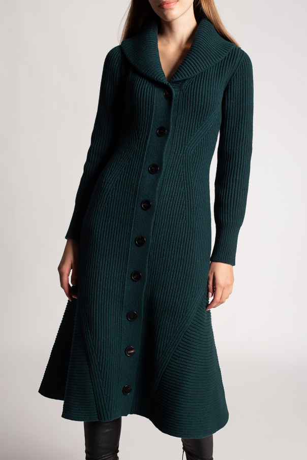 トレンチコート ALEXANDER MCQUEEN MIDNIGHT BLUE WOOL TRENCH COAT Alexander McQueen - Wool and cotton trench coat